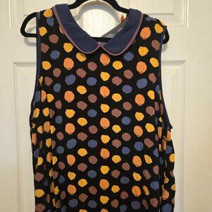 Modcloth - Polkadot Double Peter Pan Collar
